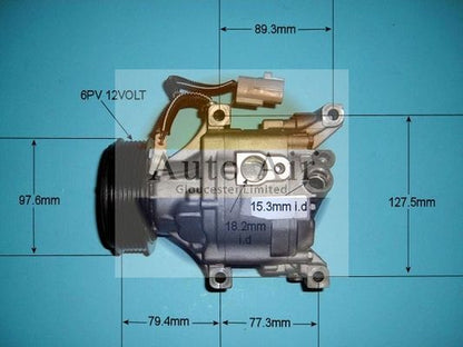 AUTO AIR 14-4393R Air Compressor A/C Air Conditioning Fits Toyota Corolla
