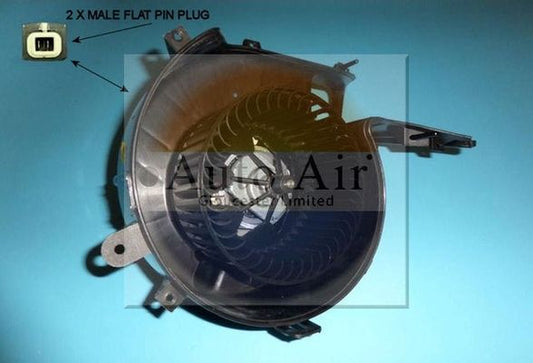 AUTO AIR 21-0028 Interior Blower 192W Power Heating/Ventilation Fits Saab 9-3