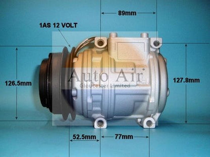 AUTO AIR 14-1195R Air Compressor A/C Air Con Air Conditioning Fits Porsche 911