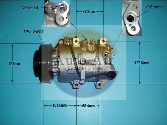 AUTO AIR 14-9772 Air Conditioning Compressor Fits Hyundai ix35 Kia Sportage