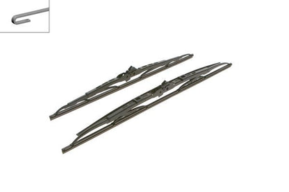 2x BOSCH Wiper Blades (Pair) Fits Aston Martin Audi Cadillac Chrysler Citroen