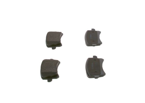 BOSCH 0986494344 Brake Pad Set For Disc Brake Rear 16.4mm Thickness Fits VW Golf