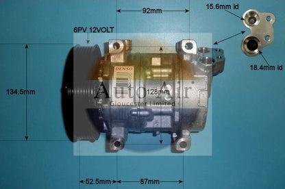 AUTO AIR 14-0218 Air Compressor A/C Air Conditioning Fits Alfa Romeo Fiat