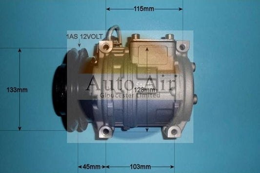 AUTO AIR 14-0307P Air Conditioning Compressor A/C Air Con Replacement Repair