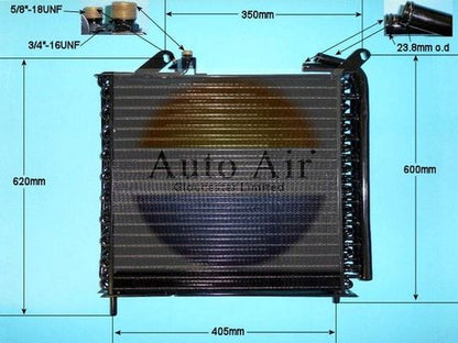 AUTO AIR 16-2009 Air Conditioning Condenser A/C Replacement Fits JOHN DEERE