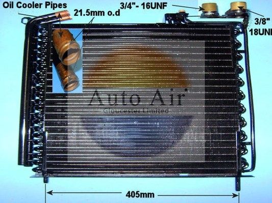 AUTO AIR 16-2010 Air Conditioning Condenser A/C Replacement Fits JOHN DEERE