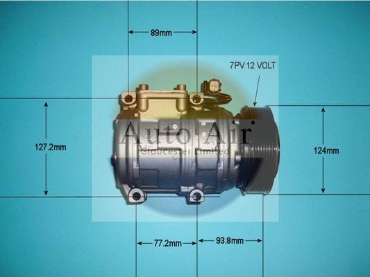 AUTO AIR 14-0257R Air Compressor A/C Air Con Air Conditioning Fits Land Rover