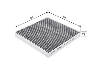 BOSCH 1987435544 Cabin Air Filter Fits Renault Twingo Smart Forfour Fortwo