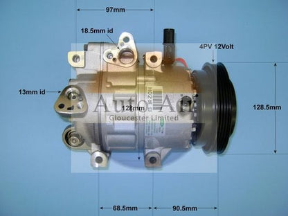 AUTO AIR 14-1457 Air Compressor A/C Air Con Air Conditioning Fits Hyundai Kia