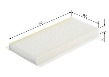 BOSCH 1987432045 Cabin Air Filter For Ford Focus Tourneo Connect Transit Connect