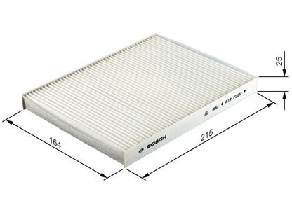BOSCH 1987432072 Cabin Air Filter Fits Fiat Doblo Idea Punto Lancia Musa