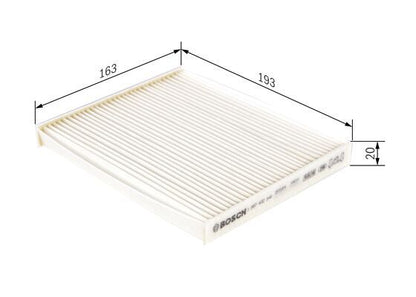 BOSCH 1987432148 Cabin Air Filter Fits Nissan Pixo Suzuki Alto Alto K10