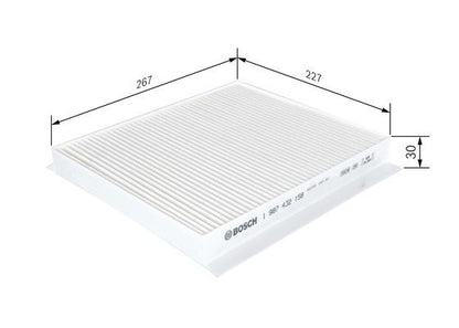 BOSCH 1987432158 Cabin Air Filter Fits Hyundai Coupe Elantra Lantra Matrix