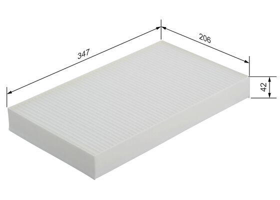 BOSCH 1987432195 Cabin Air Filter Fits Mercedes-Benz Viano Vito Vito/Mixto