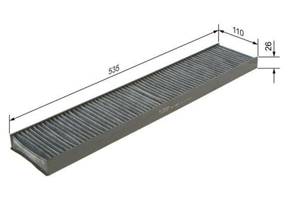 BOSCH 1987432328 Cabin Air Filter Fits Ford Galaxy Seat Alhambra VW Sharan