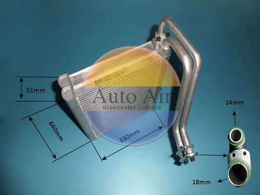 AUTO AIR 21-5628 Air Evaporator A/C Air Conditioning Fits Land Rover Volvo