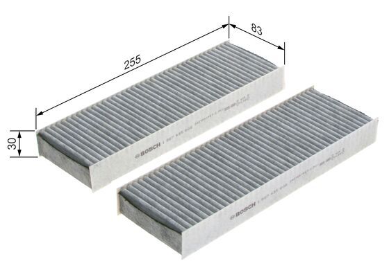 BOSCH 1987435608 Cabin Air Filter Fits Citroën DS Opel Peugeot Vauxhall
