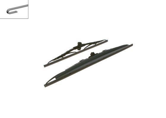 2 x BOSCH SP22/16S Wiper Blades (Pair) Fits Alfa Daewoo Fiat Ford MG Opel Subaru