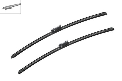 2 x BOSCH AEROTWIN A136S Flat Wiper Blades (Pair) 630/630mm Length Fits Iveco
