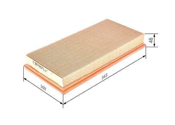 BOSCH 1457433276 Air Filter Fits Mitsubishi Carisma Space Star Volvo S40 V40