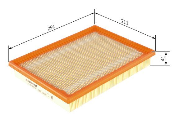 BOSCH 1987429189 Air Filter Insert Fits Jeep Cherokee Commander Grand Cherokee