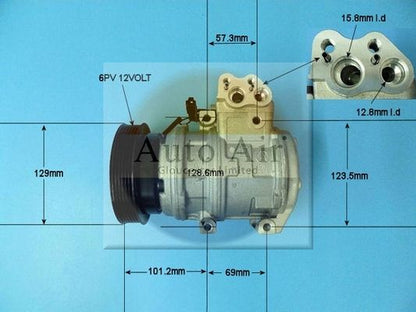 AUTO AIR 14-9727 Air Conditioning Compressor Fits Hyundai Tucson Kia Sportage