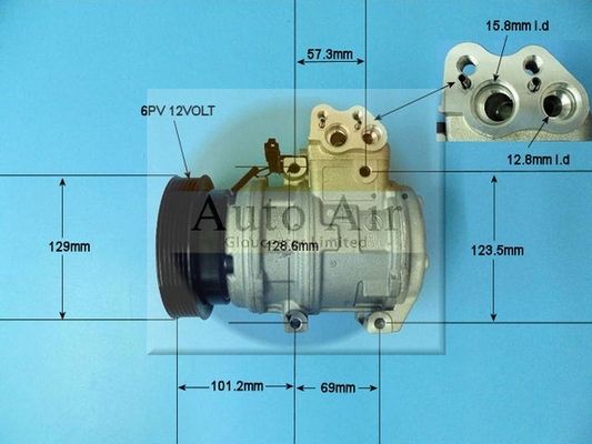 AUTO AIR 14-9727 Air Conditioning Compressor Fits Hyundai Tucson Kia Sportage