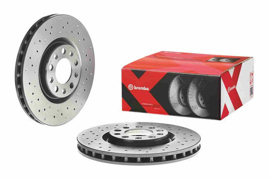 2x BREMBO 09.9363.2X Brake Disc Front Fits Alfa Romeo 159 Brera Giulietta Spider