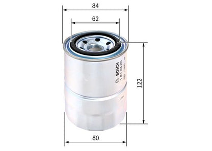 BOSCH 1457434435 Fuel Filter Spin-On Fits Bedford Kia Mitsubishi Proton
