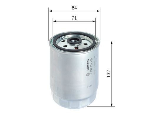 BOSCH 1457434436 Fuel Filter Fits Volvo S60 S80 V70 XC70 Cross Country XC90