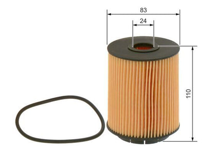 BOSCH 1457429142 Oil Filter Insert Fits Audi Ford Jeep Mercedes-Benz Porsche VW