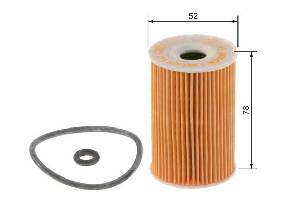 BOSCH 1457429147 Oil Filter 52mm Outer Ø Insert Fits Mercedes-Benz A-Class Vaneo