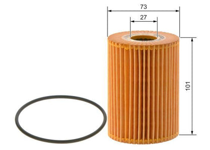 BOSCH 1457429271 Oil Filter 73mm Outer Ø Insert For Nissan Opel Renault Vauxhall