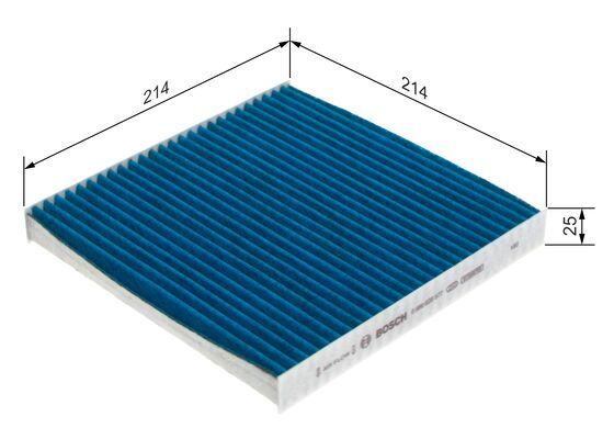 BOSCH 0986628577 Cabin Air Filter Fits Renault Twingo Smart Forfour Fortwo