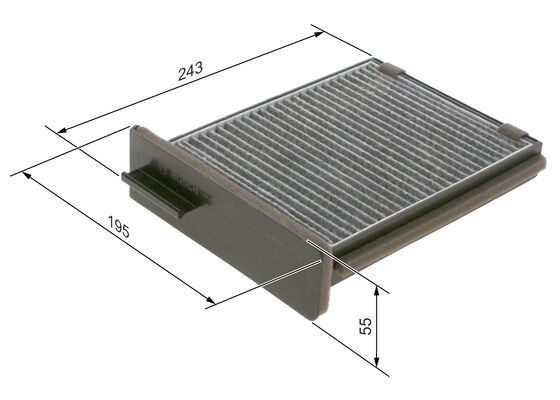 BOSCH 1987435600 Cabin Air Filter Fits Mazda 626 323 F/P 323 Protege Premacy