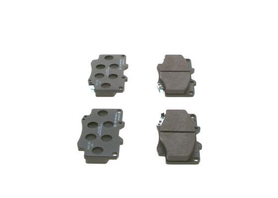 BOSCH 0986494497 Disc Brake Pad Set Front Low-Metallic Fits Toyota Hilux Vigo
