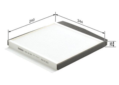 BOSCH 1987432064 Cabin Air Filter Fits Volvo S60 S80 V70 XC70 Cross Country XC90