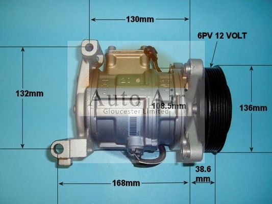 AUTO AIR 14-1241R Air Compressor A/C Air Con Air Conditioning Fits Lexus GS