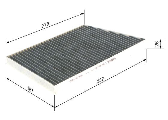 BOSCH 1987432370 Cabin Air Filter Engine Compartment Fits CLC-Class CLK