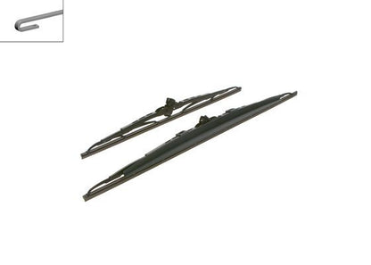 2x BOSCH Wiper Blades (Pair) For Citroen Dacia Dodge Ford Hyundai Kia Lada Lexus