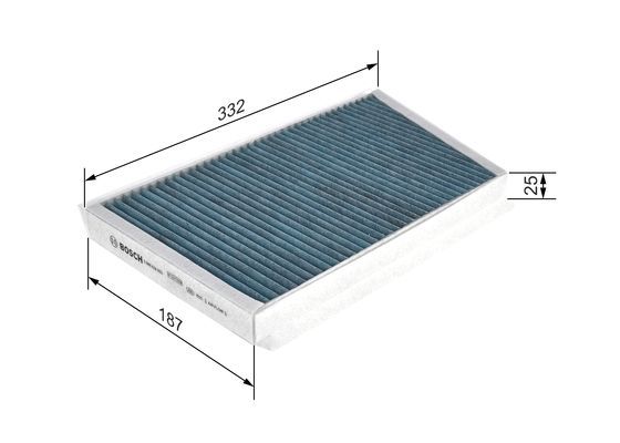 BOSCH 0986628503 Cabin Air Filter Engine Compartment Fits CLC-Class CLK