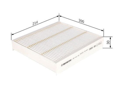BOSCH 1987432133 Cabin Air Filter 214mm Fits Alfa Romeo 159 Brera Spider