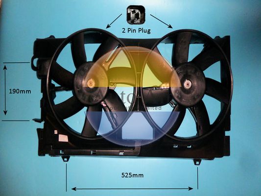 AUTO AIR 05-1062 Radiator Fan Electric Motor Centre Cooling Fits BMW 7 Series