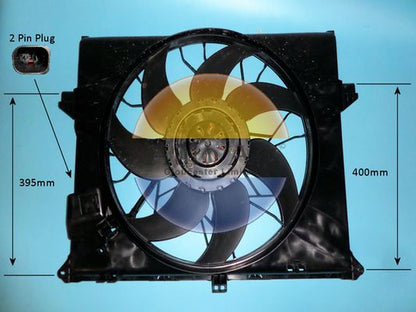 AUTO AIR 05-1229 Radiator Fan Electric Motor Centre Cooling Fits Mercedes-Benz