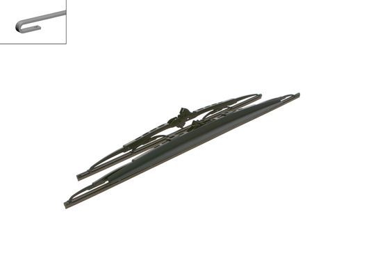 2x BOSCH Wiper Blades (Pair) For BMW Chevrolet Chrysler Citroen Daewoo Fiat Ford