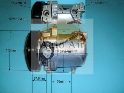 AUTO AIR 14-0341 Air Conditioning Compressor Fits Suzuki Baleno Grand Vitara