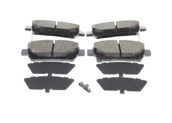 BOSCH 0986494333 Brake Pad Set For Disc Front 16.5mm Thickness Fits Toyota iQ