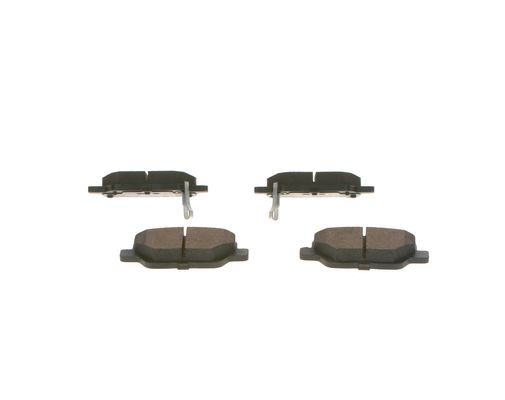 BOSCH 0986495393 Brake Pad Set For Disc Rear 17.4mm Thickness Fits Fiat Tipo