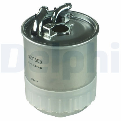 Fuel Filter In-Line 128mm Height Fits Jeep Mercedes-Benz Smart DELPHI HDF563