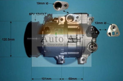 AUTO AIR 14-1513 Air Compressor A/C Air Con Air Conditioning Fits Hyundai Kia